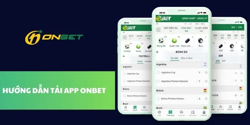 Hướng dẫn tải app Onbet